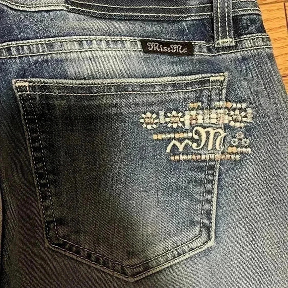 [Sz27]Miss Me Embroidered  Signature Ankle Skinny jeans - Picture 9 of 9